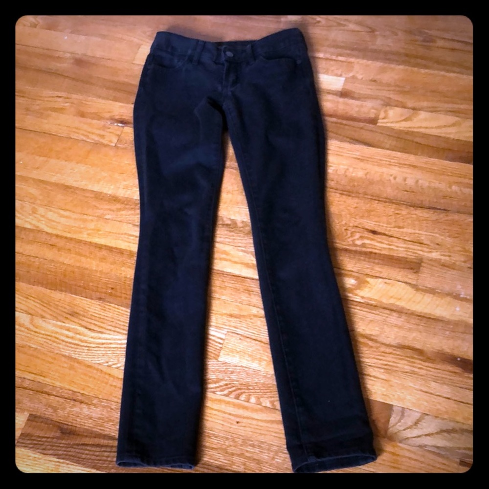 Serfontaine black wash straight leg Jean sz 23